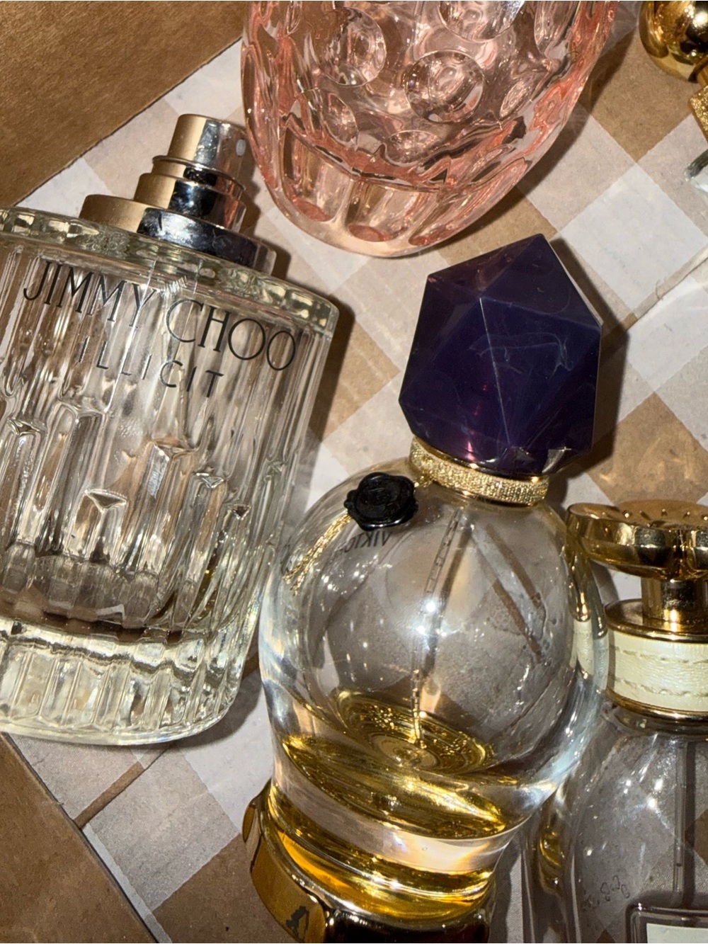 Luxury Empty Perfume Bottle Lot 5 Jimmy Choo Coach Viktor & Rolf Decor crafts - Picture 7 of 9